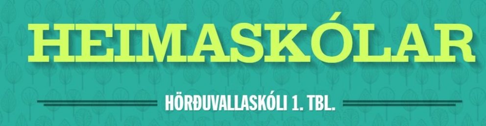 Heimaskólafréttir 27 mars