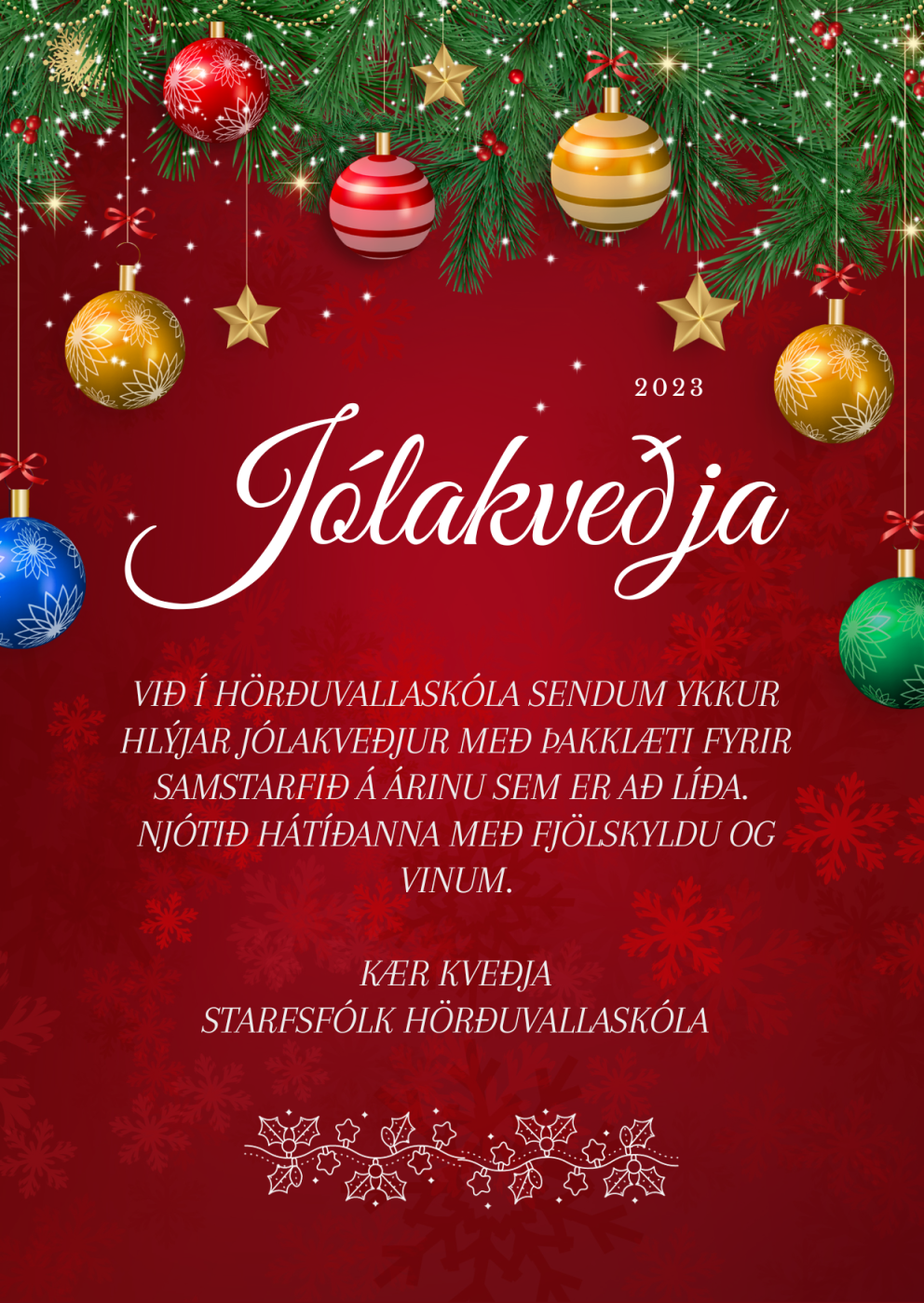 Jólakveðja 2023