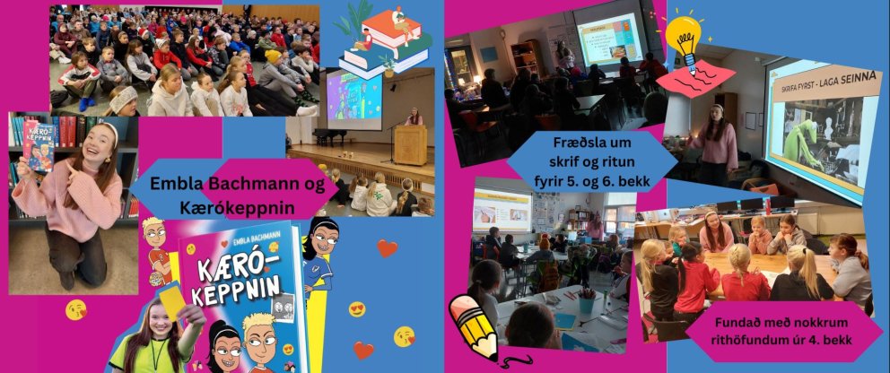 Rithöfundaheimsókn: Embla Bachmann