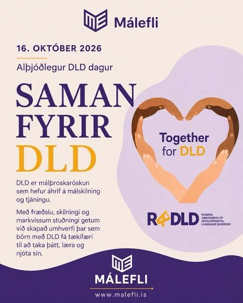 Alþjóðlegur dagur málþroskaröskunar DLD