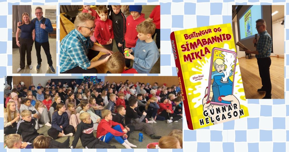 Rithöfundaheimsókn: Gunnar Helgason