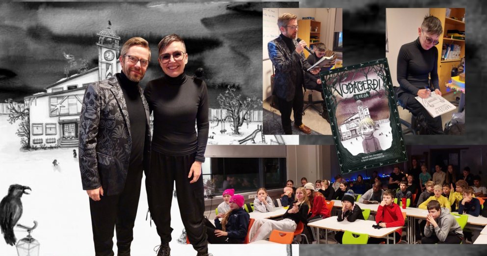 Rithöfundaheimsókn: Hilmar Örn og Blær