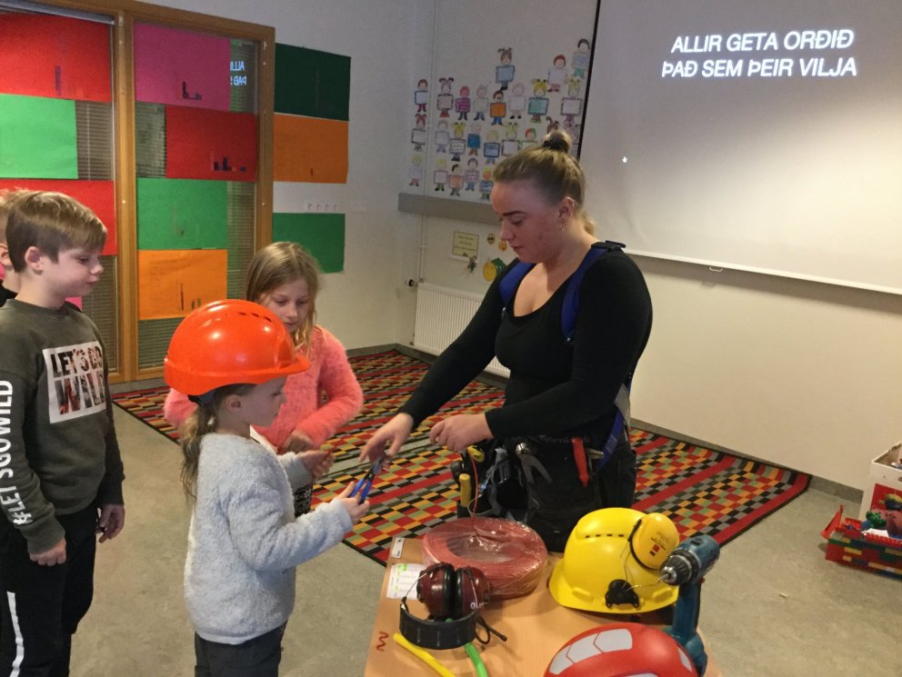 Félag fagkvenna í heimsókn í 3. bekk