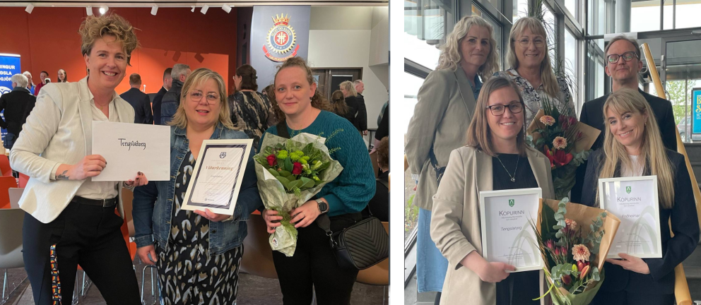 Hörðuvallaskóli hlýtur þrjár viðurkenningar fyrir öflugt skólastarf