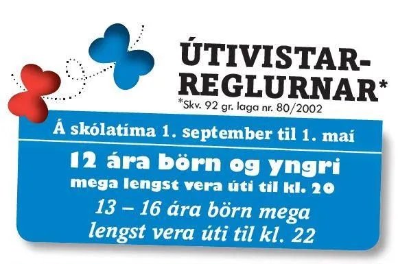 Breyttur útivistartími barna