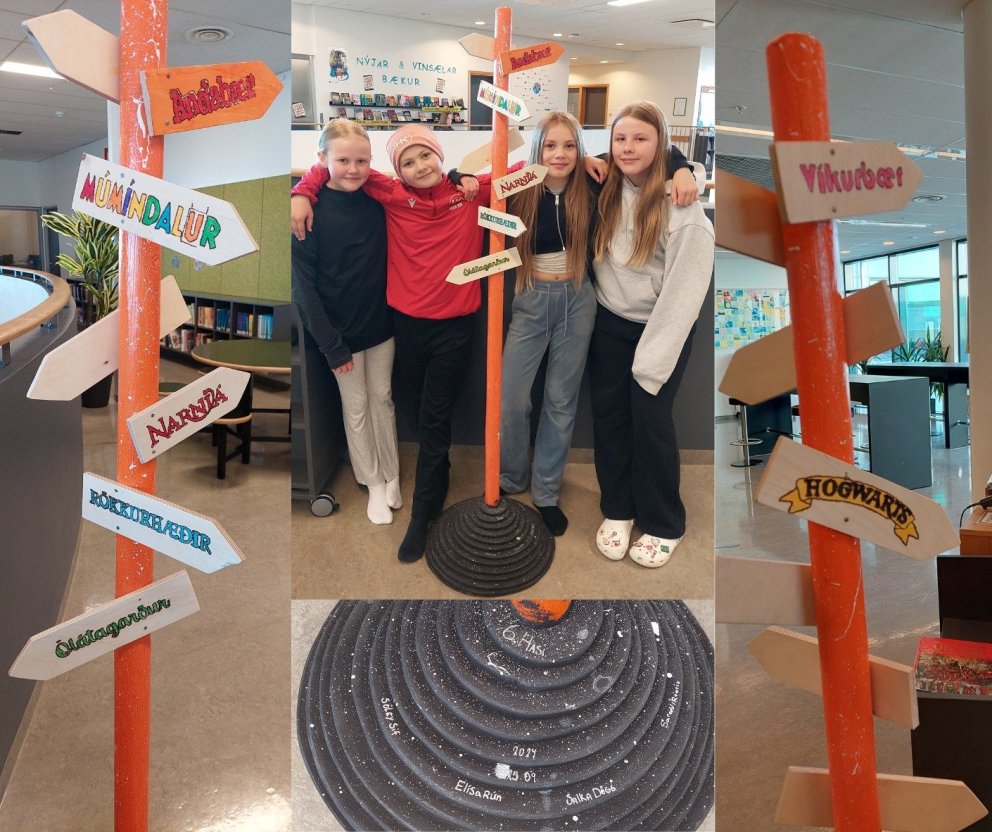 Vegvísir fyrir bókasafnið