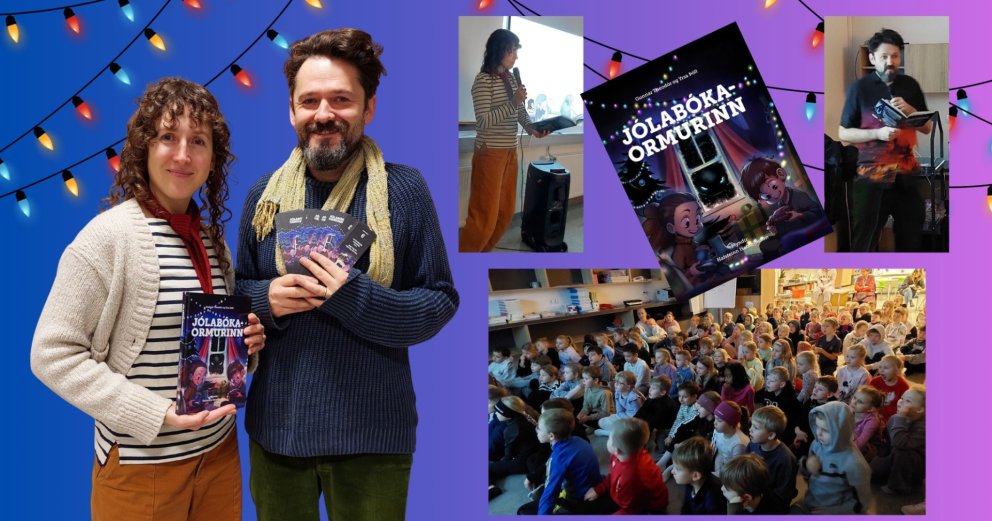 Rithöfundaheimsókn: Yrsa Þöll og Gunnar Theodór