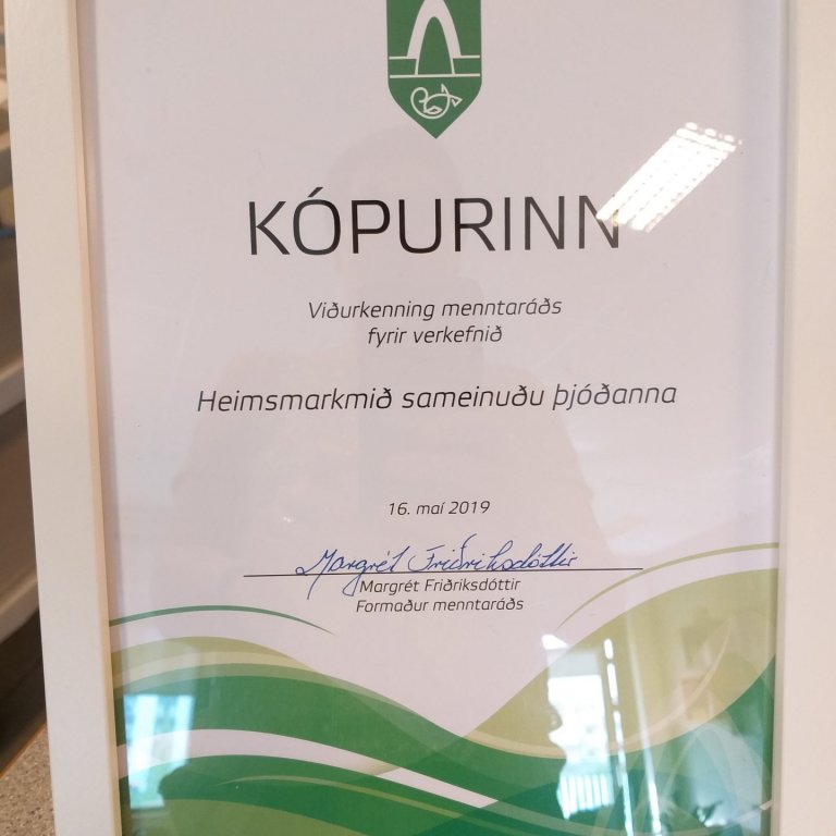 Hörðuvallaskóli fékk Kópinn 2019