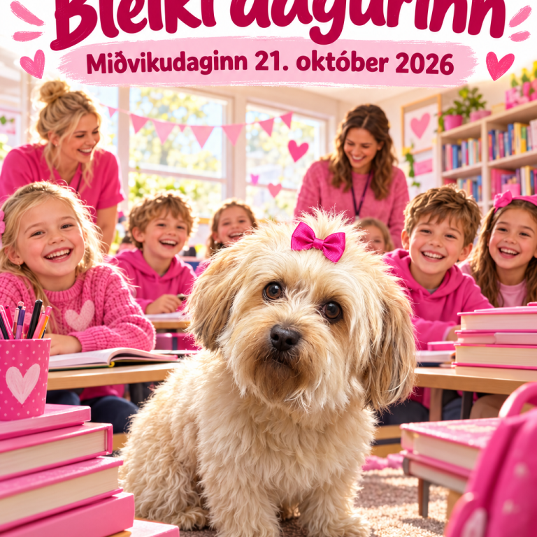 Bleikur dagur og vetrarfrí