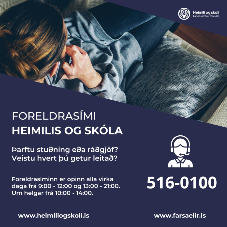 Foreldrasími heimilis og skóla