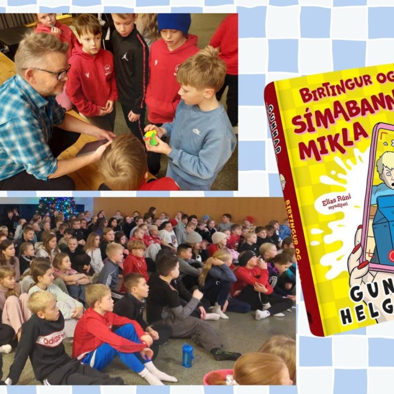 Rithöfundaheimsókn: Gunnar Helgason