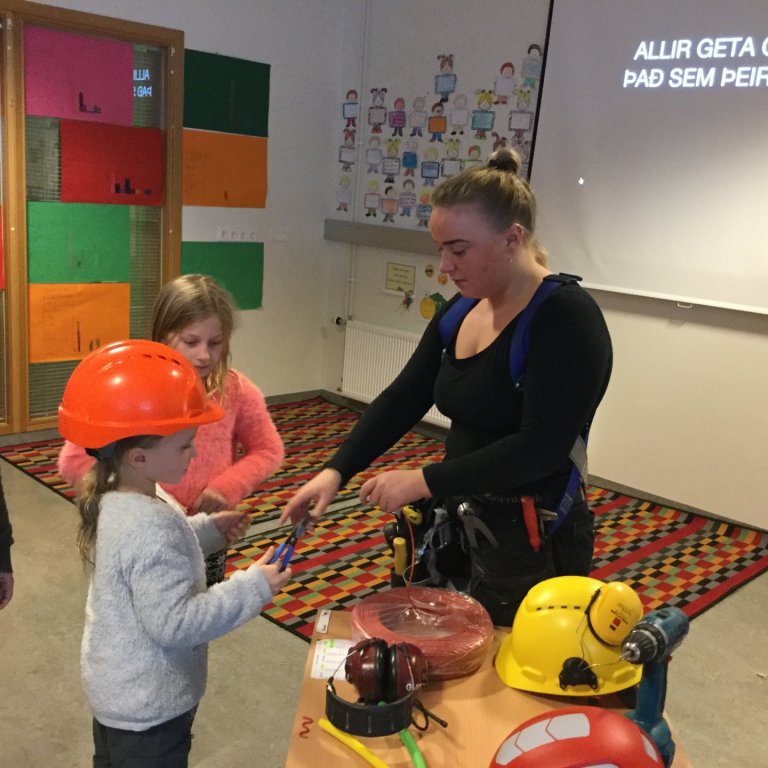 Félag fagkvenna í heimsókn í 3. bekk