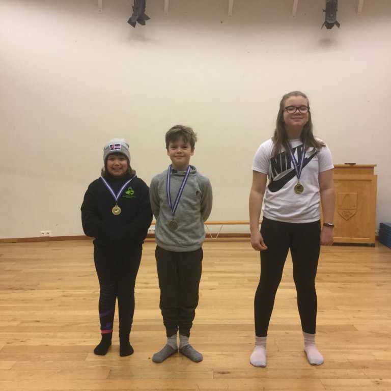 Frá vinstri; Kristín Þóra, Vilhjálmur Árni, Hrafnhildur Freyja.