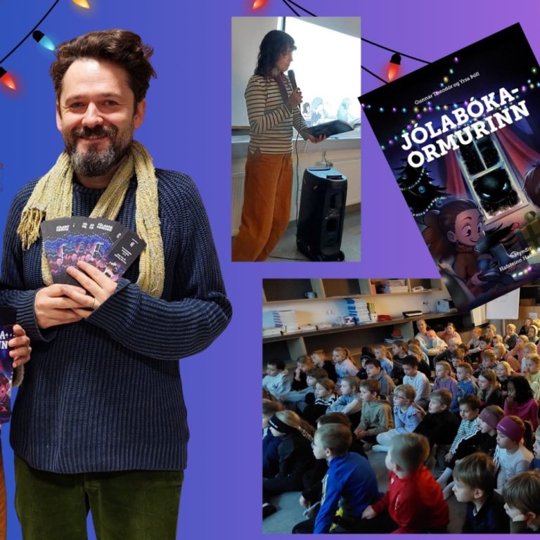 Rithöfundaheimsókn: Yrsa Þöll og Gunnar Theodór